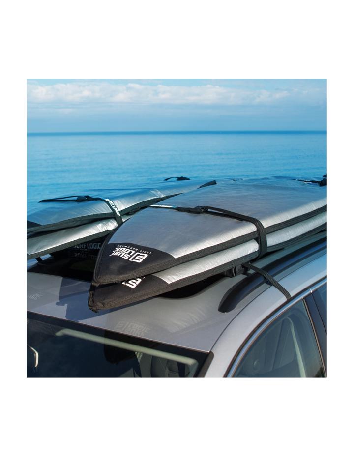 Surflogic Soft Racks Double System Multiple Board Carrier for Car Roofs