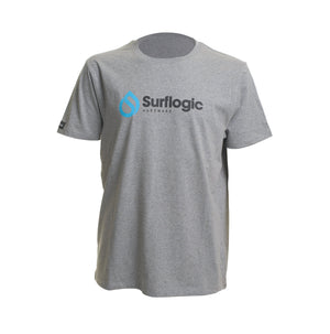 Surflogic Grey 100% Organic Cotton T-Shirt