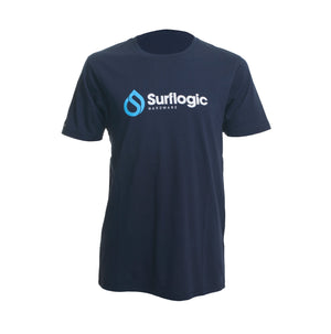 Surflogic Navy Blue 100% Organic Cotton T-Shirt