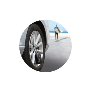 Surflogic Double System Key Vault Lock Box for Car Key Security Secured on Car Rims Using the Cable Wire Connection to Lock the Key Vault to the Car Wheels