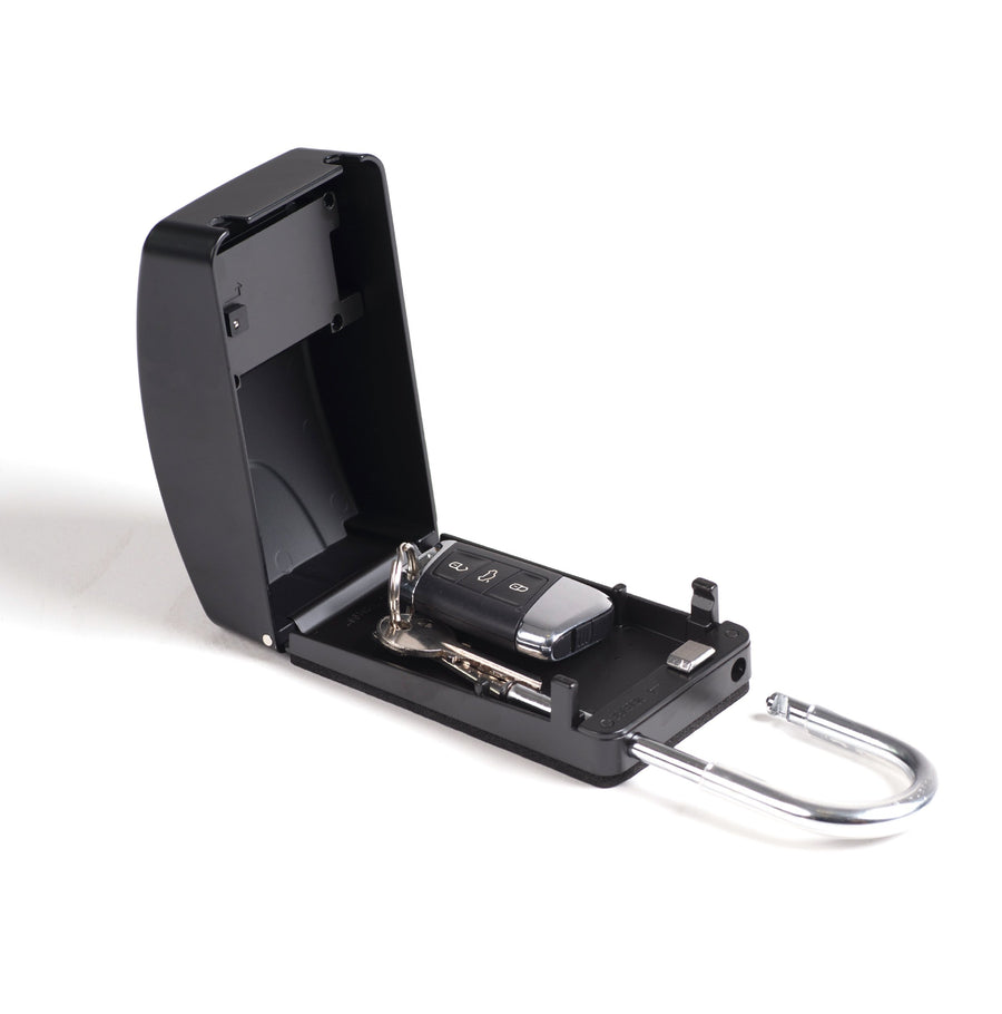Surflogic Black Maxi Key Vault Car Key Lock Box Photo of Box Front when closed