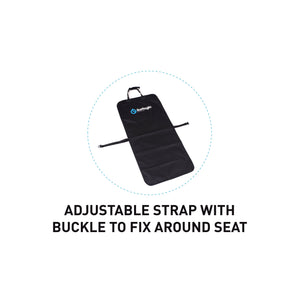 Surflogic Single Clip Waterproof Single Car Seat Cover Adjustable Strap with Buckle to Fix Around Seat