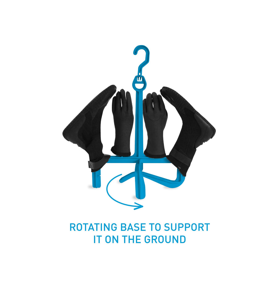 Surflogic Wetsuit Accessories Hanger Single System with 360 Degree Rotating Removeable Hook Clip System